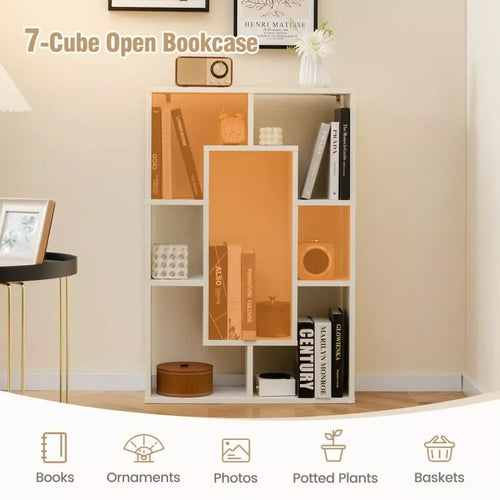 Coast Boekenkast - 7 Vakken - Anti-Kantelontwerp - 61 x 20 x 90 cm - Wit - 6a28174cb15862a63bf7bb2cd8175f5a40a74085_s_l1600__16_d546e6ae-7cab-43e4-a81d-0c8cdb2bd602