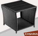 Casaria Polyrattan Bijzettafel - WPC Tafelblad 45x45x40cm – Zwart - 6b2d41c6-3c5f-4c2c-b710-386db41a628e_88f680e5-2f03-4eaf-a983-27c55afd3e84