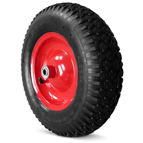 Gardebruk Kruiwagenwiel - met As/Luchtband - Ø 390mm 95 mm Breed - 6ec55a33-897d-415d-81ad-a17d85a81b27