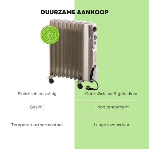 Plein Air Elektrische Olieradiator ERC2-2009 - 9 verwarmingselementen - 2000 W \\u2013 tot 20 m\\u00b2 - Regelbare kamerthermostaat - 70355773-614b-4322-ad43-6587bee05814_fba19663-a27b-435f-a06d-62ce6a033ca7