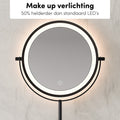 Nolt Make Up Spiegel met LED Verlichting - 1X/10X Vergrootspiegel - Scheerspiegel - Vanity Licht - 3 Lichtstanden - Oplaadbaar - Zwart - 71543a113efced8e2dedd078266b7af71f9b35e5_Enriched_product_image