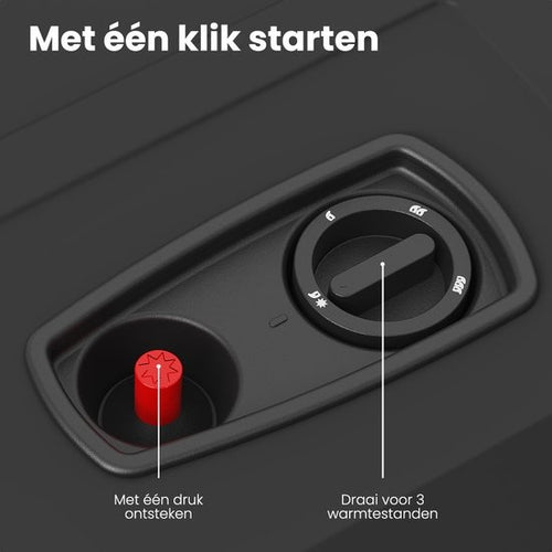 Auronic Mobiele Gaskachel - met Wieltjes - tot 60 m² - 4200W Heater - Inclusief Gasdrukregelaar en Gasslang - Inclusief Opberghoes - Zwart - 743bf03d-70a1-4b45-939b-c2369f9ed4fe_6b02908b-ff40-41c9-acdd-345a3f2d6aa8