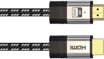 HQ-Power Premium HDMI High Speed 2.0 kabel, voor optimale kijk- en luisterervaring, met vergulde connector, gevlochten textiel, drievoudige afscherming, geschikt voor 4K video, zwart, 2 m - 76c18289f87caa2646c5a3c0687de531cca3e73c_Enriched_product_image_a93869d8-4654-47e4-ab21-ac9fc7d56e33