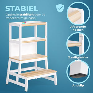 Spielwerk Leertoren - Vanaf 2 Jaar Krijtbord Tot 100kg - Grenen Wit - 7949e1c11bae3fa6c5e29f8be45023e14bc568d0_Enriched_product_image_a56e23a7-c40f-435b-bc71-a8267f36b16c
