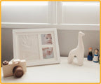 Frummel Baby Fotolijstje met Klei Afdruk (Gipsafdruk baby) - Beter dan gips afdruk - Klei Afdruk Baby Voet en Hand - Kraamcadeau Meisje / Kraamcadeau Jongen - Babyshower - 7a6e885f7666553248f2ecd4d7dc3e29d402130f_Enriched_product_image