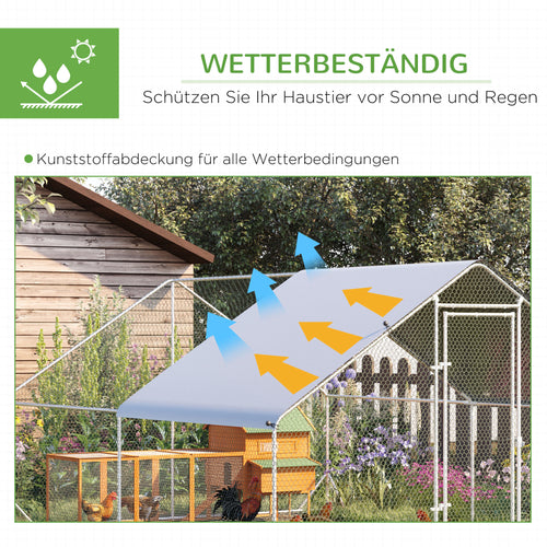 Paws Kipprenren XXL - met schaduweenheid - verzinkt staal - 3 x 4 x 2 m - 7c604e54-ffb7-476f-bb46-b8602263364e