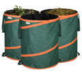 Gardebruk Popup tuinzak Set van 3 groene 85 liter per stuk - 82f8b227-23a7-4235-abb0-d4cb241c48d1