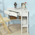 SoBuy FWT31-W Bijzettafel met lade - Hoekmodel - 76 x 76 x 76 cm - Wit - 82f8fea3-0902-4241-8cbc-210613c6fd41_cd34c977-1e25-4b87-ac31-41854a23c98d