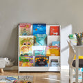 SoBuy Kinderboekenplank - 4 Opbergvakken - Wit - 80x30x88 cm - 838cf8ef-dd92-448b-b558-6d124aad1be2_6ff4ddde-4631-47f5-ad1c-beb0c528fe4a