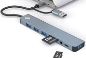 Vlectro - 8-in-1 USB-adapter voor al je apparaten - 8-in-1 multiport hub - 84e2f139288360e9f2d7cb25821e52c2c502a786_Enriched_product_image_47f82890-4728-4fa1-af26-9b67141f4da5