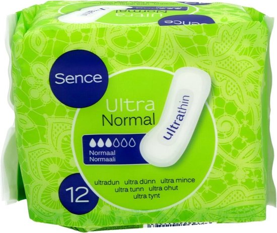 Sence Maandverband Normaal Zonder Vleugels 12 stuks - 90aff59ad0960f0255cf1284e0f22e0830879cf9_Enriched_product_image