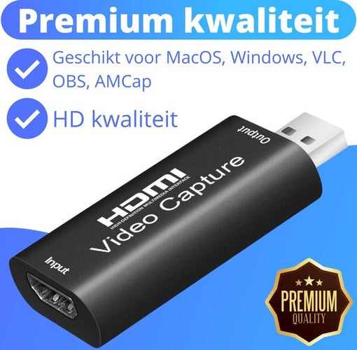 Capture Card HDMI naar USB - Video Capture geschikt voor PlayStation, Xbox, Nintendo, Windows, MAC - Game Capture EarKings - 956d5406-10bc-427c-8a1f-81e398528f1e_20cd5647-55aa-4bf1-94d3-546a8f385f2a