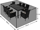 Kingsleeve Tuinmeubel Beschermhoes - Weerbestendig 308x138x89cm Groen - 96b87bb05aa7998f3a60fb1906b605e31517d99b_Enriched_product_image
