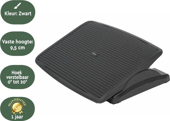 BRASQ Ergonomische Voetensteun voor Bureau - Bureau accessoires - Verstelbaar - Antislip - Voetenbankje - 9cfd6bf6c9cebe9ea5fe9966be5134bbb14f6024_Enriched_product_image