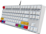 HXSJ L600 Bedrade Mechanisch Gaming Toetsenbord - QWERTY - 87 Keys - Red Switch - Wit - 9d4267c0-ae4c-457c-ac7f-570242d20655