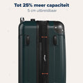 TRVLMORE Handbagage Koffer - 45L - TSA Cijferslot - Lichtgewicht - Uitbreidbaar - Trolley - 54x36x22cm - Donkergroen - 9d648ad05a0bab02a3ec2845da485d74bfccccc2_Enriched_product_image