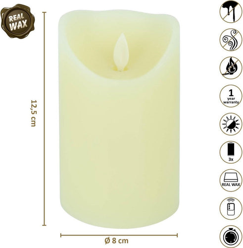 O'DADDY® led kaarsen met bewegende vlam - 12,5cm 8d - Met Timer en Dimfunctie - LED Kaarsen Met Afstandsbediening - 9e91d66c-08f9-47fa-86fd-24c42b4dc9c2_bc010621-df7d-4f44-9f75-479790cf347f