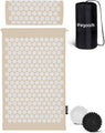 LifeGoods Acupressuur Mat met Kussen - Shakti mat - Spijkermat Incl. 2x Triggerpoint Bal - 66x40x2cm - Beige/Wit - a2602043058c2554157eccba9d0d4b0779844cd7_Enriched_product_image_901b7a7e-74ef-424c-816f-16cfb29e1221