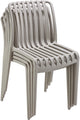 tectake® Set van 4 Tuinstoelen Alcudia - Taupe - Kunststof Stoelen- Stapelbaar - Stoelen voor Tuin, Terras of Balkon - Weerbestendig en UV-bestendig - Draagkracht 120kg per Tuinstoel - a307ffc23ebff4512a9ce94c65160e084f7934f1_Enriched_product_image