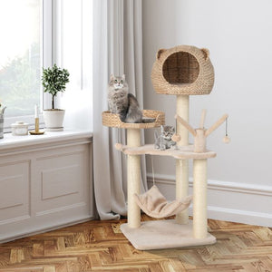 Coast Krabpaal - Kattenpaal - Kattenmand - 121cm Hoog - a7721a60e01524ead70cefde3bffb76ab2a39acd_alle_steunpalen_zijn_volledig_omwikkeld_5_12_daarnaast_wordt_de_kattenmand___pv10069na__3__1_6ed1d61b-4a7b-4c6e-94a7-3a4b8b2e0654