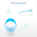 Krulspelden 12 stuks - Incl. 8 haarclips - Groot - Haarrollers - Krullen zonder hitte - Kleefrollers Haar - Rollers - Krullers - Zelfklevend - Heatless Curls - a85ce3e066b01e9949ba5907521fa3047cdeaf8c_Enriched_product_image_866f08f4-156d-436c-b7dc-179dd7523545