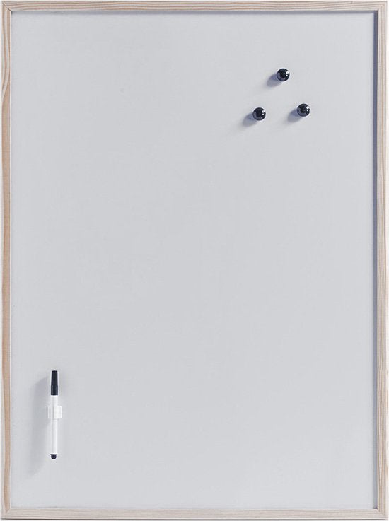 ZELLER Magneetbord + marker en 3 magneten MEMO 80 x 60 cm - aaf9408710aa252df54d55c37e4dd39dfd84e63e_Enriched_product_image