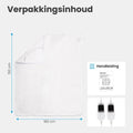 Auronic Elektrische 2-Persoons Onderdeken – Instelbare Voetzone, 9 Warmtestanden, 120W – 160 x 150 cm – Wit - ac0155de-3dce-4e82-a02a-059ed7df14df_ea319d2c-8221-4e18-80f9-2460205bdece