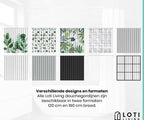 Loti Living Douchegordijn Anti Schimmel – Grijs Patroon - Inclusief ringen – Waterdicht - Polyester - Douchegordijn 180x200 cm - af03b663b8709bffef13f7173c90e3e58e7736ae_Enriched_product_image_487c2afd-86ca-4547-a600-bc43e1c95c10
