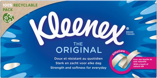 Kleenex tissues - The Original - 72 stuks - af1f3a7289f9b6c5d95bd0f94ead2415ff1ca9a0_Enriched_product_image