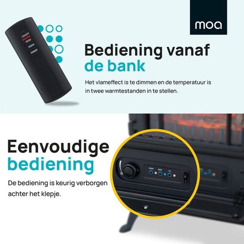 MOA Electrische Haard - Sfeerhaard Klassiek - Heater - Kachel - Vrijstaand - Zwart - ES180 - b4d87942-eb77-4b65-878b-99ac9f52591a_440ca5b3-bd9d-4e7f-80a5-5473b882b97d