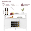 Coast Dressoir – Met Wijnrek – MDF – Modern Design – 117 x 41 x 83 cm – Wit - b65e6fb5b83d81dda4dab84cd58982c125f3960f_modern_eetkamer_buffet_met_kruisvormig_wijnrek_open_plank_2_kasten_lade_wit_hw55015wh_1_3_massi_22821639-3a6f-4202-8726-c0392032e60d