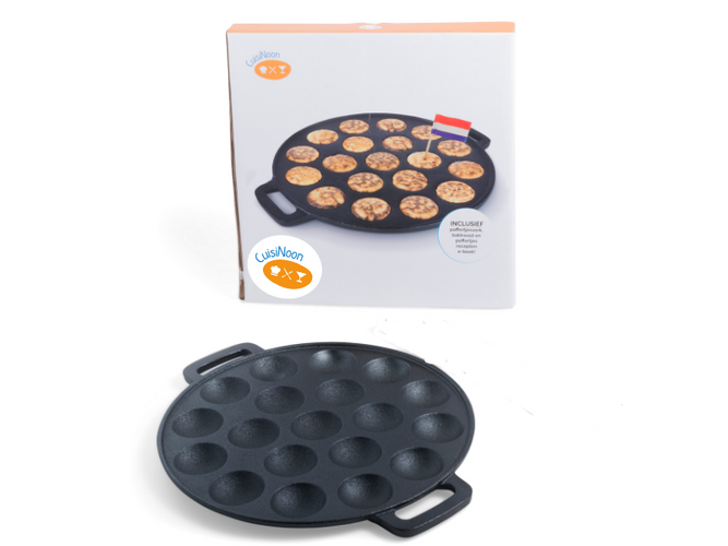 CuisiNoon® | Poffertjespan met 19 Vulplekken - 24cm Ø - b6c8ea6d-6c2c-4728-9c0d-681b9653bc2e