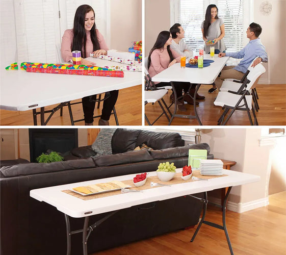 Lifetime - Camping klaptafel - Kunststoff - Wit - 83x70x74 cm - b809d4e8fa4a0f7f72f2b529d5969de9feb178fa_08ddeeb85a25c014858d76f08c405dae_1