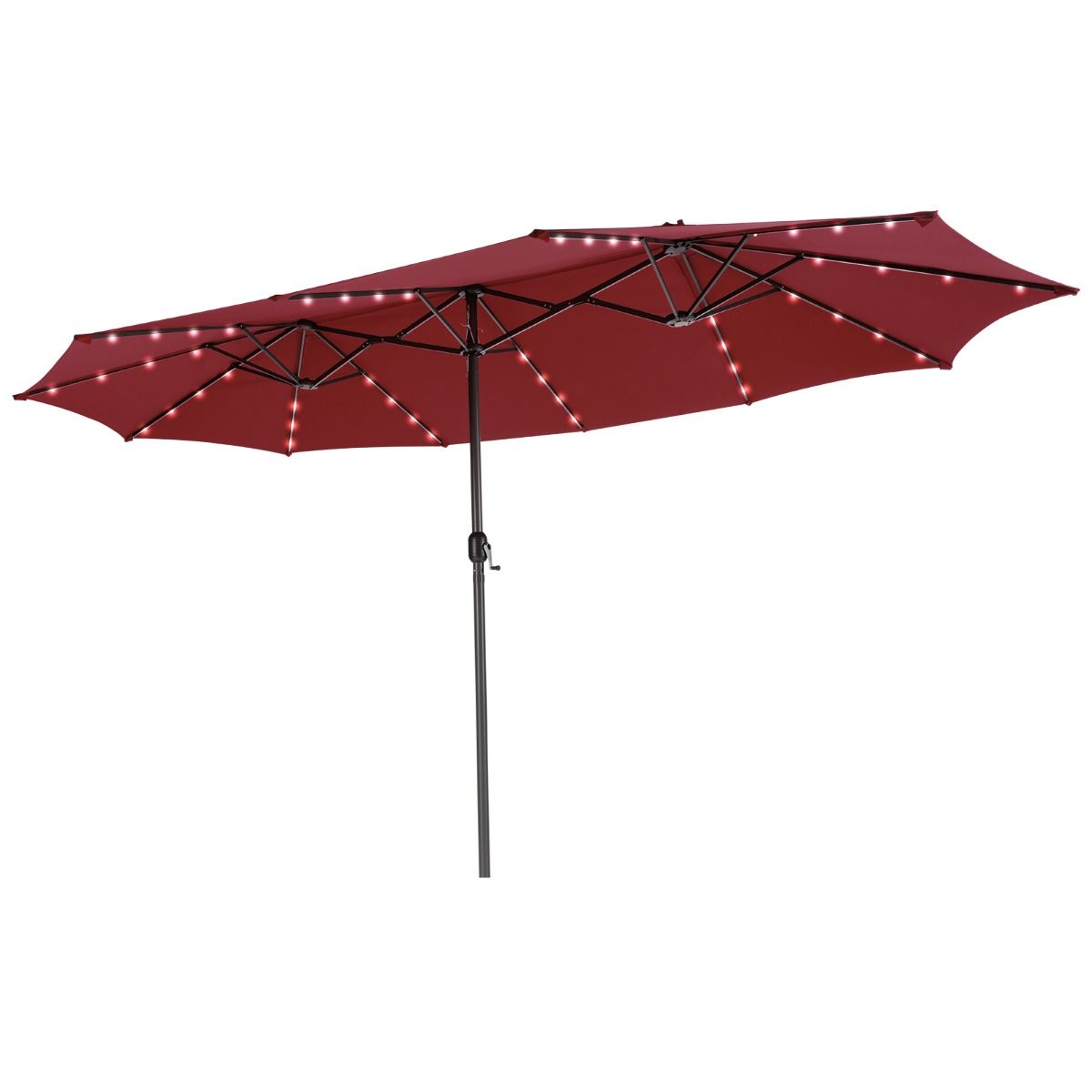 Coast Dubbele Terrasparaplu 470x280 cm – Wijnrood – Met 48 LED-Lampen en Zonnepaneel - ba6b8327bba9afebbc23409241b9d413a1c92beb_dubbele_parasol_grote_schaduwmaker_8.12_np11394wn_2__1