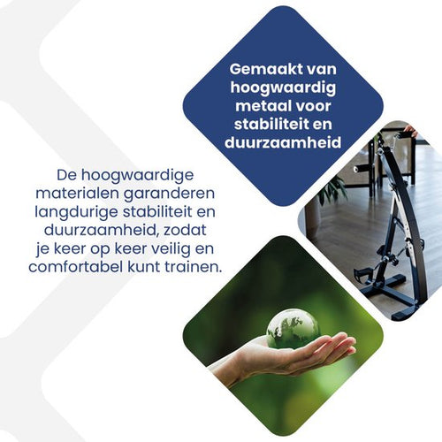 Nexxt Dual Bike Stoelfiets voor Armen en Benen - Hometrainer voor Training en Rehabilitatie – Bewegingstrainer met instelbare Trainingsintensiteit - bb0c2225c245b6f9e7548686014f6ae75315f610_Enriched_product_image