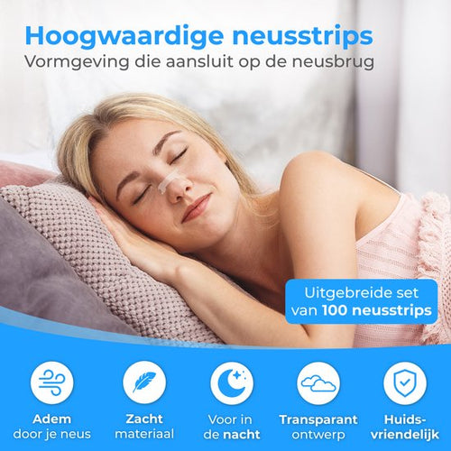 Nuvance Neusstrips 100 Stuks - Neuspleisters - Transparant - Anti Snurk Pleisters - Neusspreider - Snurken - Betere ademhaling - bde360b119894670b34a33bd157d075ba8430811_Enriched_product_image