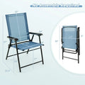 Coast Opvouwbare Stoel - 2-delig - 65 x 60 x 93 cm - Max. 150Kg. - Blauw - bf6bf2f9a9a4741198907c7010b19bd11199a839_3020fd08_0b77_4220_8f19_cc9f5bd0802e.f6c69a749c76e4dda89f4ace35974e20