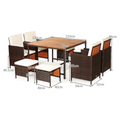 9-Delige Polyrotan Tuinset Bruin/Beige – 110 x 110 cm Tafel – Inklapbare Stoelen & Voetenbank – Weerbestendig Rotan met Acaciahout - c0d659ed8d69bf5633bc51698417553d6187c15a_buiten_ruimtebesparende_conversatie_set_met_zachte_afneembare_kussens_3_11__2__1