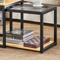 SoBuy Bijzettafels - Set van 2 salontafels - Max. 25KG - 40 x 40 x 50 cm - Houtkleur - c24fea25-2cd8-4ee5-b21e-3e639d4a4d0f_9684527b-a011-4b4a-8442-5dc7a1027271