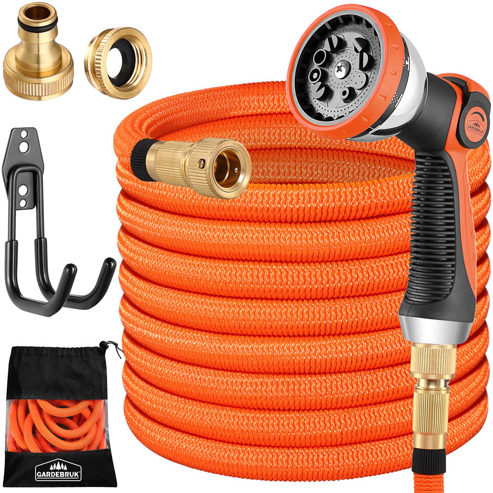 Gardebruk Tuinslang Flexibel - 30m 1/2" 3/4" Inch Wandmontage - Oranje - c38c193a-8906-4f64-a099-426955769d5b_ec668362-7f8c-4e4d-8f3a-9d8e29bc1338