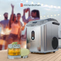 KitchenBrothers Nugget IJsblokjesmachine - 1.1L - Crushed Ice Maker met IJsschep – Draagbaar – 15kg/24 uur - RVS - c3e461de88c056ab695400d3c1bbafc14e7eee89_Enriched_product_image