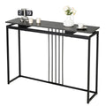 Coast Bijzettafel - Kunstmarmer Tafelblad - 120 x 30 x 90 cm - Zwart - c634a60a16b84754efddc548aeb805a036e81db9_image_1_6df9542f-d2a2-457f-a97e-87a1032ed052