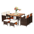 9-Delige Polyrotan Tuinset Bruin/Beige – 110 x 110 cm Tafel – Inklapbare Stoelen & Voetenbank – Weerbestendig Rotan met Acaciahout - c64c565e84adca855fa71cbb8f0591d2fa388077_buiten_ruimtebesparende_conversatie_set_met_zachte_afneembare_kussens_3_11__3__1