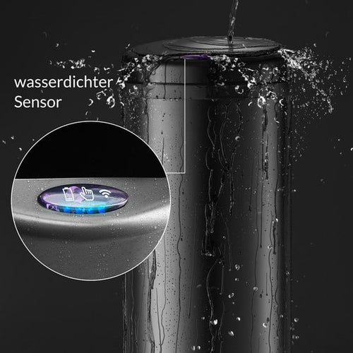 Monzana Prullenbak - Automatisch Rond 50L 31x78cm Display Sensor - Zwart - cba97966cf5b3b1ed4a6c7cf03e923659bd7593f_Enriched_product_image