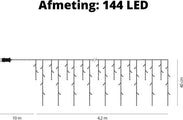 FlinQ Amber IJspegelverlichting 144 LED Lampen - Kerstverlichting Buiten - 6 m- Extra warm wit licht - ccd16dc9ca018d72f89b049c967989a550dea53f_Enriched_product_image