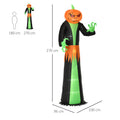 HOMdotCOM Opblaasbare pompoen Halloween-decoratie zelfopblazende schrikgeest met LED - cdbb788f-55b3-48f8-bead-52855c18bc23_6fb843e5-8880-4c97-a25d-add6e293d6c9