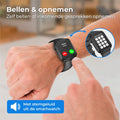 Nuvance - Smartwatch Heren & Dames met Bluetooth - 45mm - Geschikt voor alle Smartphones - Stappenteller en Hartslagmeter - Waterdicht - Zwart - d1904b87-ff24-4959-8ec2-02b5be305c32_26027e3f-a5bf-4d54-bd0b-ba6d0da56a86