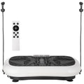 HOMdotCOM vibratieplaat fitnessapparatuur met 2 fitnessbanden 99 niveaus wit+zwart - d48234d0-e168-4882-b0a2-a5a7ad61810c_58c9d21c-e56d-4695-b84f-13d438dc11ce