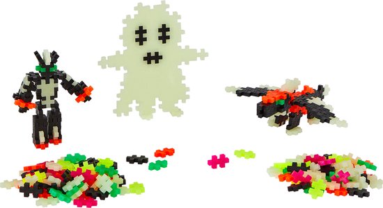 Plus-Plus Learn to Build 500 delige bouwset - 3928 - Bouwspeelgoed - Constructiespeelgoed - Set met Glow in the dark bouwstenen - Vanaf 5 jaar - e35acab958eaeee2c147bbe084557b8d32a2aff1_Enriched_product_image