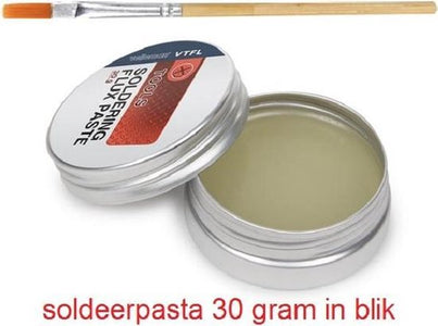 Velleman Soldeerpasta, transparant, 30 g - e468fb6f98bb4943a2933de93df6e5205bae0ffd_Enriched_product_image_da7a4627-5777-4c0a-8682-3343b039fde8